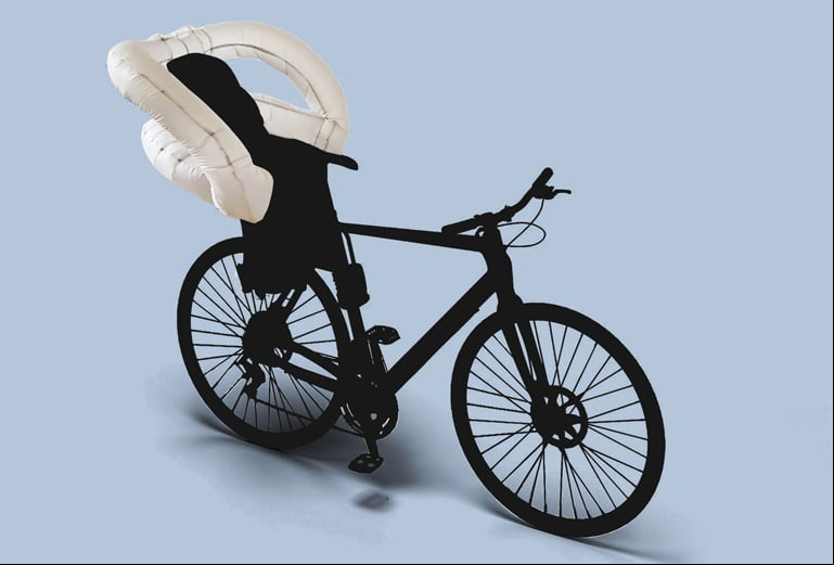 Cocoon é um assento infantil para bicicleta de nova geração, equipado com um sistema de airbag patenteado que se infla em milissegundos através de algoritmos de detecção baseados em IA