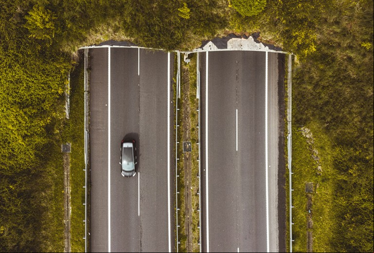 Em rodovias, distância e cautela.